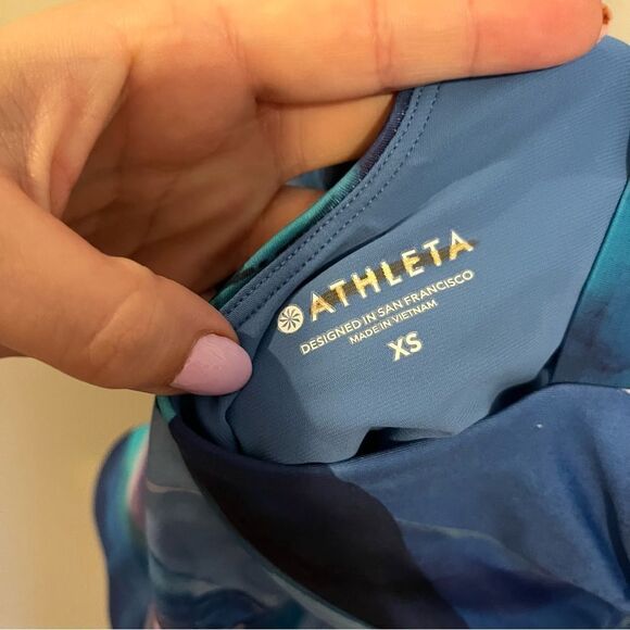 Athleta Malibu Printed One Piece Swimsuit - Picture 6 of 8